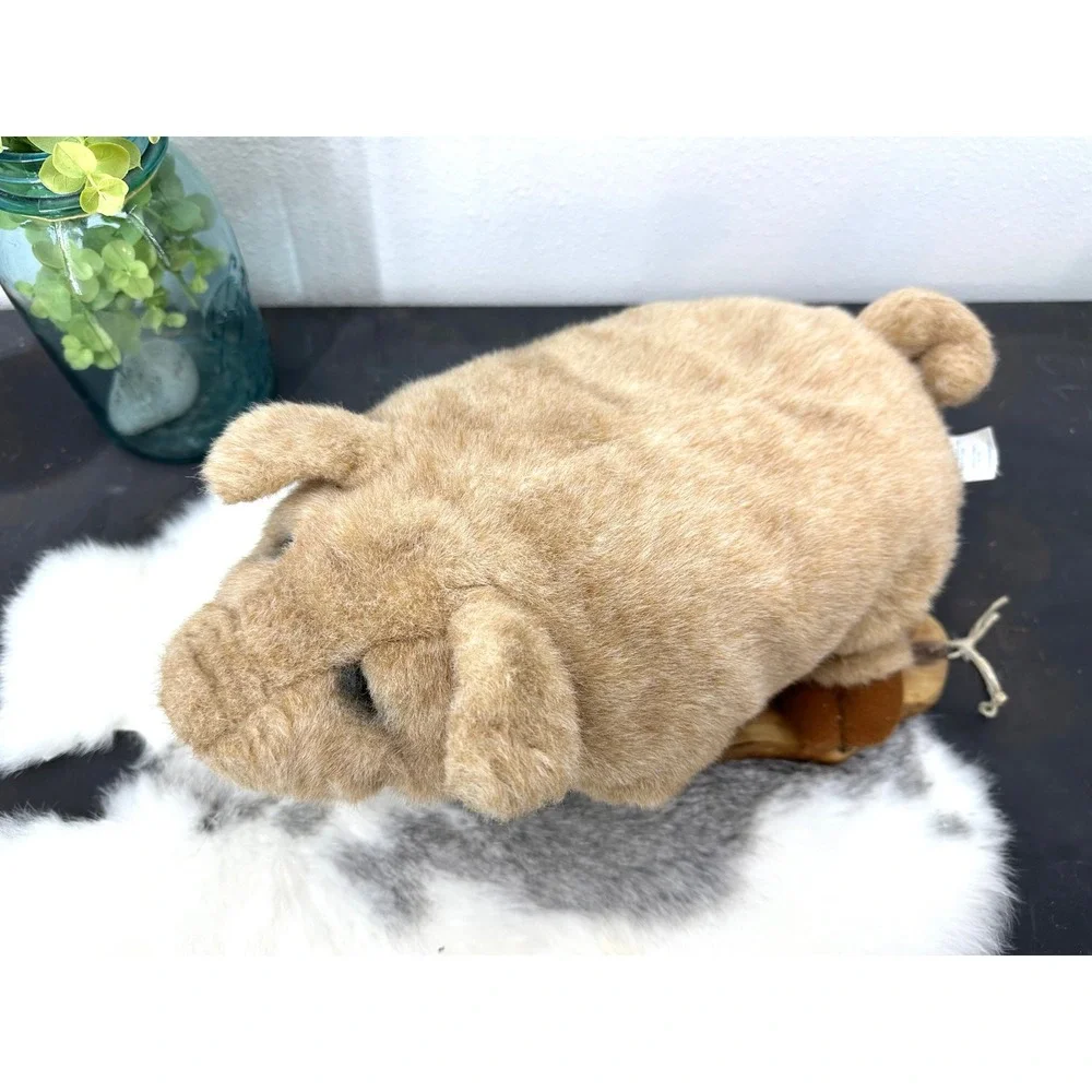 Lou Rankin Harlin Pig‎ Full Body puppet hand plush Applause hog toy 21637